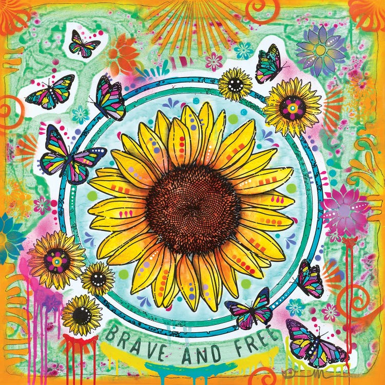 Brave And Free by Dean Russo wall art