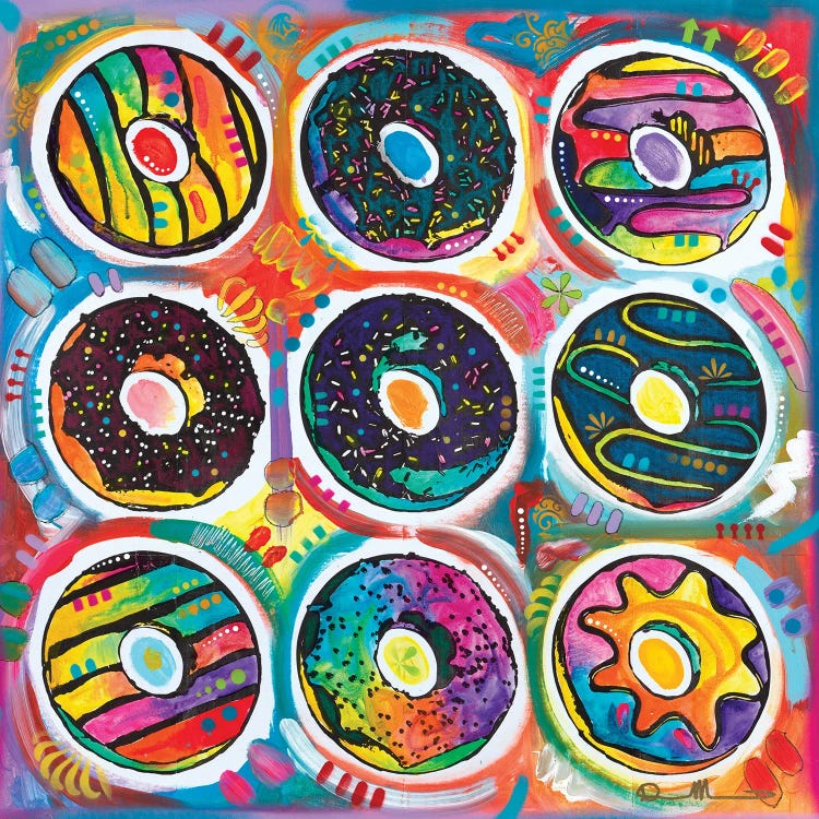 Doughnuts by Dean Russo wall art