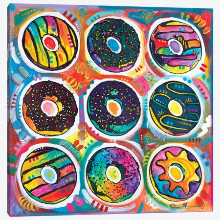 Doughnuts Canvas Print #DRO1092} by Dean Russo Canvas Print