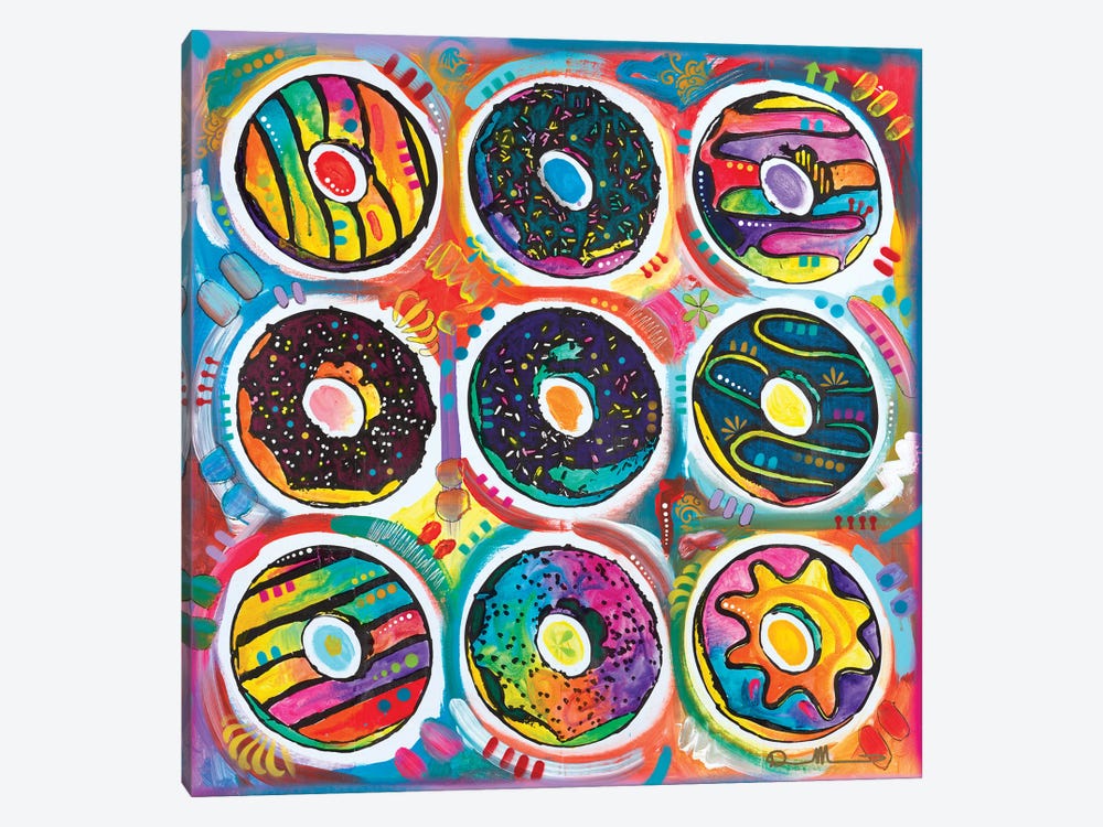 Doughnuts by Dean Russo 1-piece Art Print