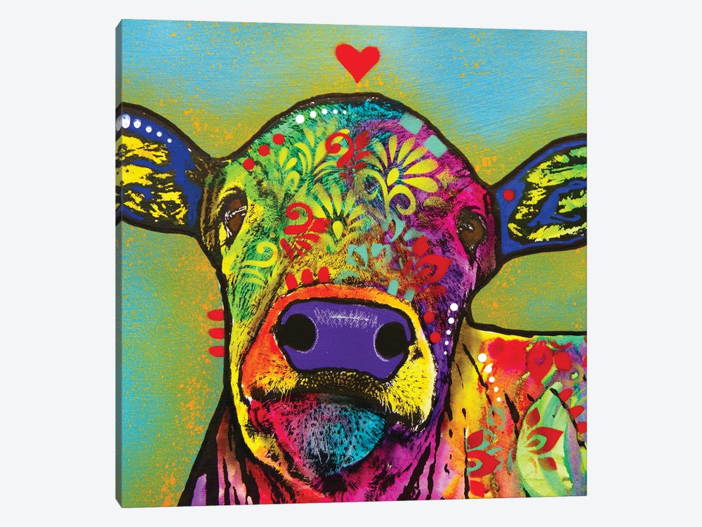 Baby Moo by Dean Russo 1-piece Canvas Art Print