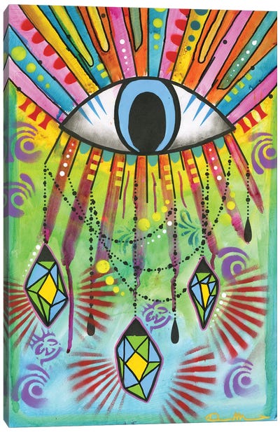 Cosmic Balance VII Canvas Art Print - Dreamcatchers