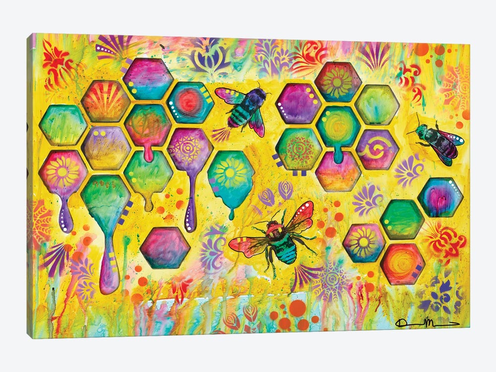 Dance Of The Honeybees by Dean Russo 1-piece Canvas Art Print