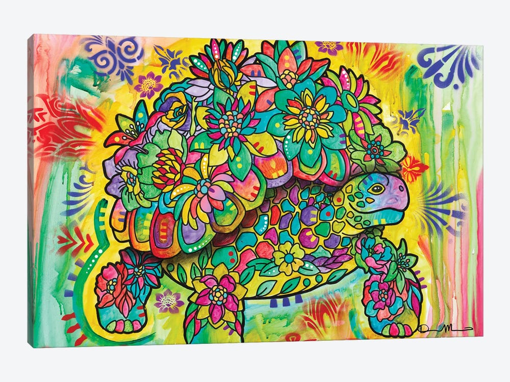 Earth Tortoise by Dean Russo 1-piece Canvas Print
