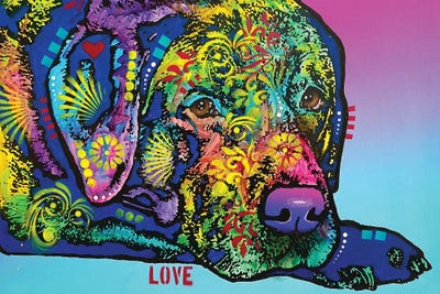 I Love Lazy Us Time by Dean Russo framed canvas print