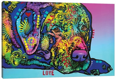 I Love Lazy Us Time Canvas Art Print - Dean Russo
