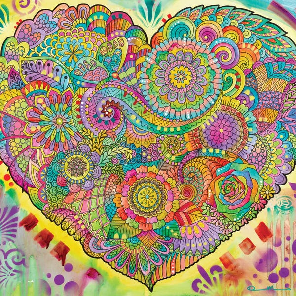 Mandalas: Mandala Of The Heart by Dean Russo