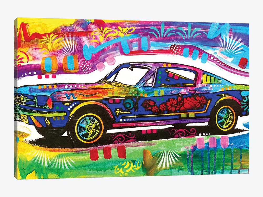 Mustang by Dean Russo 1-piece Canvas Print