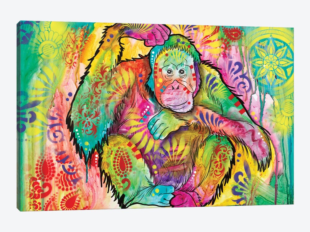 Orangutan by Dean Russo 1-piece Canvas Print