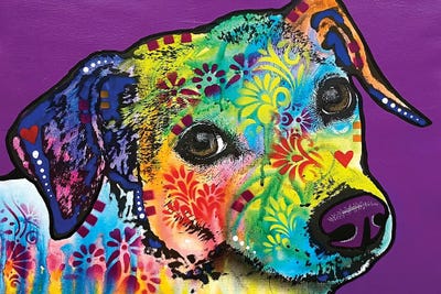 Peanut by Dean Russo framed canvas print