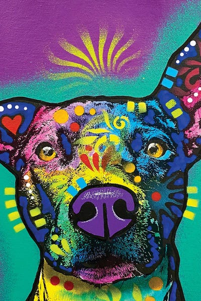 Rampant by Dean Russo framed canvas print