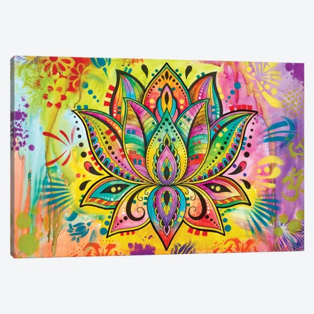 Spiritual Lotus Canvas Print #DRO1158} by Dean Russo Canvas Wall Art