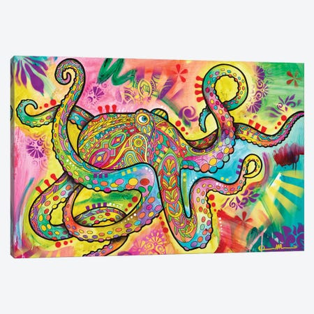 Spiritual Octopus Canvas Print #DRO1159} by Dean Russo Canvas Wall Art
