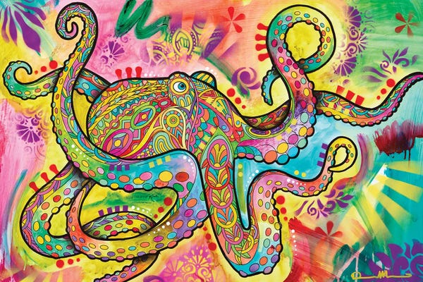 Octopi: Spiritual Octopus by Dean Russo