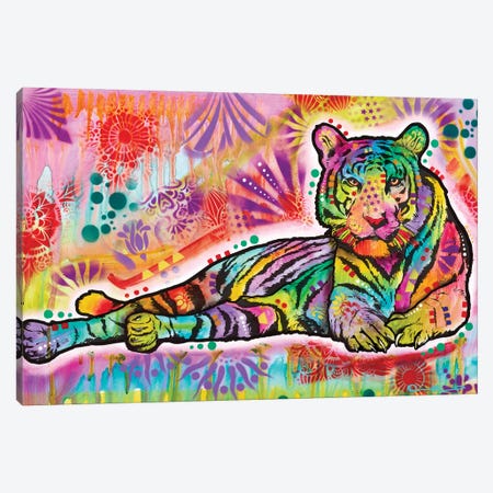 Spiritual Tiger Canvas Print #DRO1160} by Dean Russo Canvas Art Print
