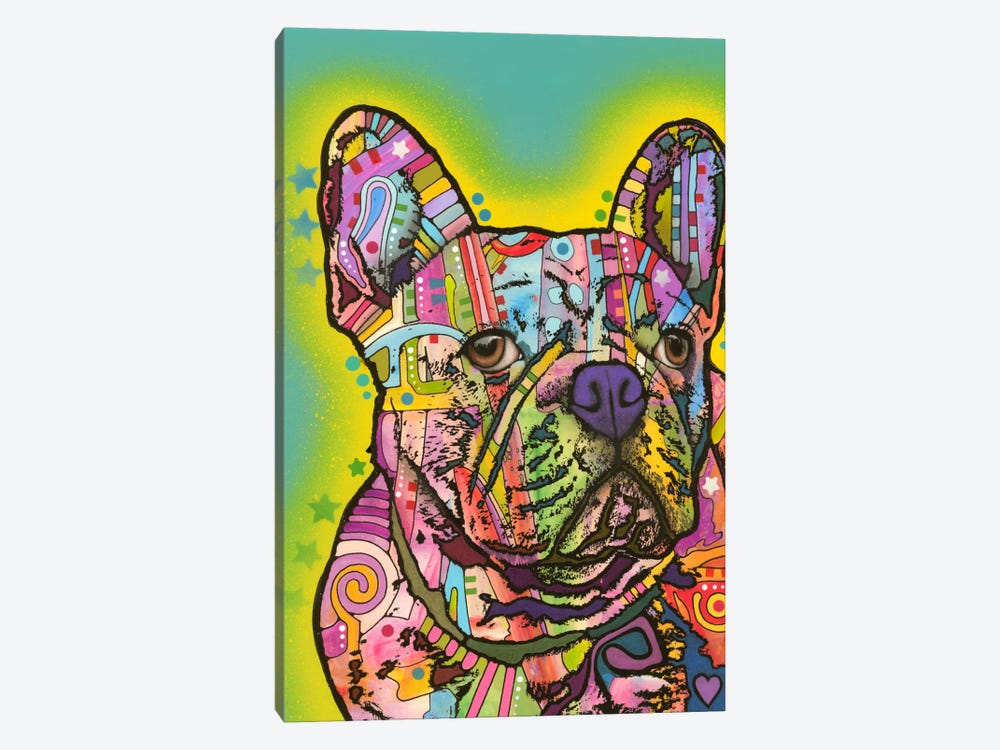 French Bulldog III 1-piece Canvas Artwork