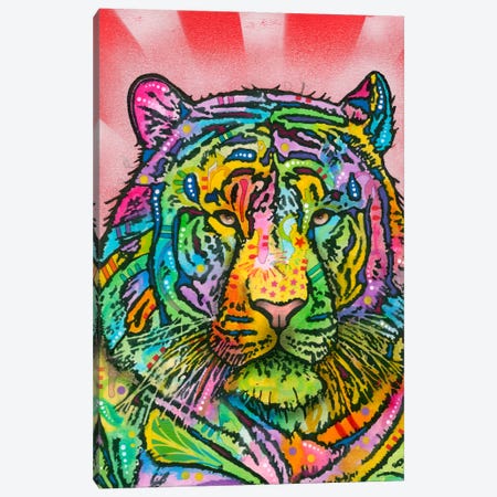 Tiger Canvas Print #DRO120} by Dean Russo Canvas Artwork