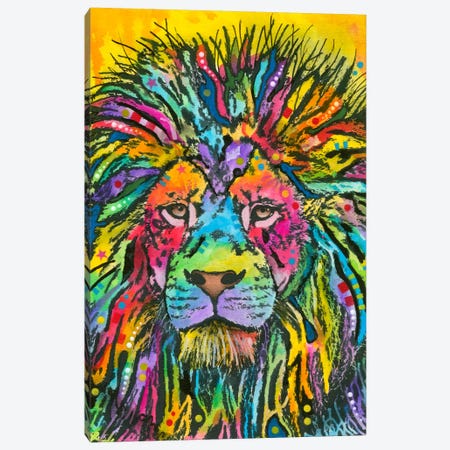 Lion Good Canvas Print #DRO121} by Dean Russo Canvas Art