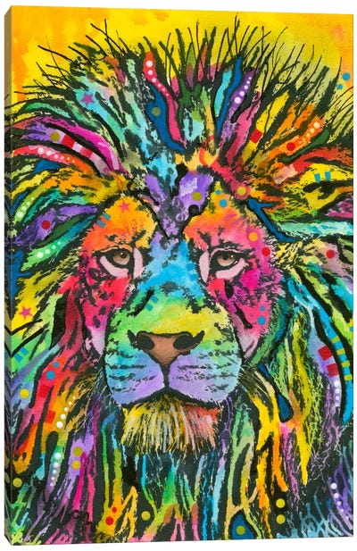 Lion Good Canvas Art Print - Dean Russo