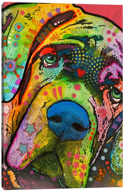 Mastiff Canvas Art Print - Dog Art