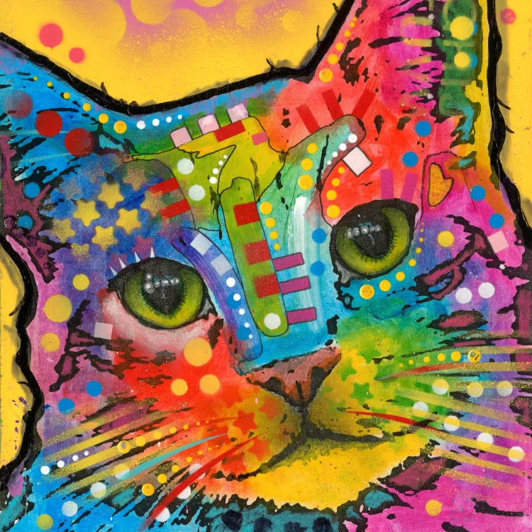 Tilt Cat by Dean Russo wall art