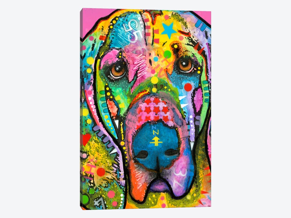 Bloodhound by Dean Russo 1-piece Canvas Art