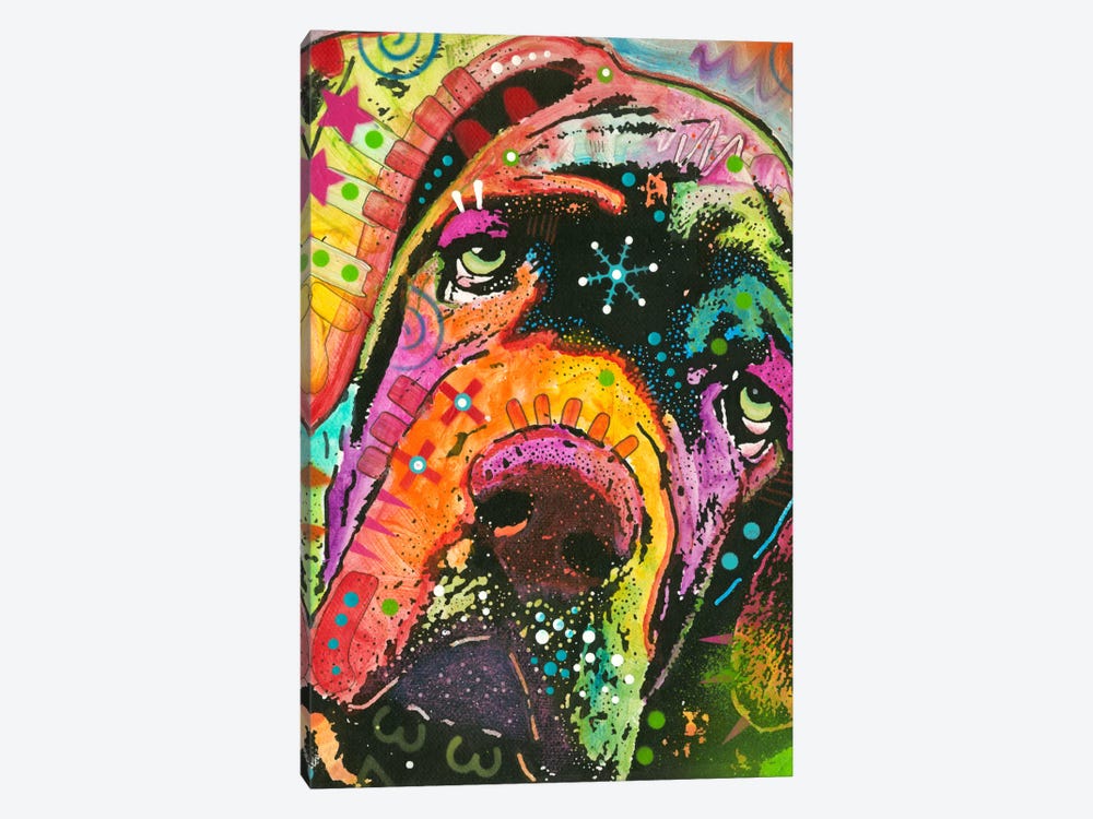 Ol’ Droopyface by Dean Russo 1-piece Canvas Print