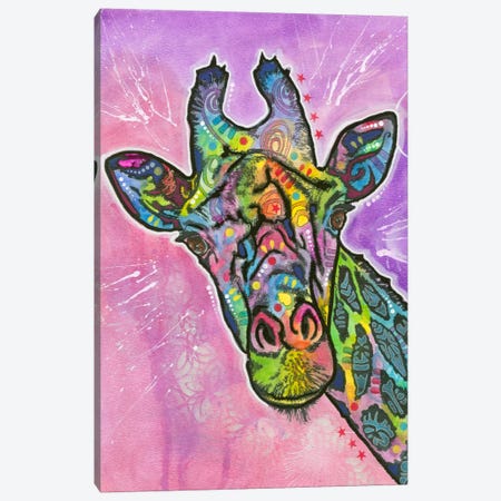Giraffe Canvas Print #DRO153} by Dean Russo Canvas Art Print