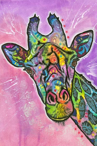 Kids Animal Art: Giraffe by Dean Russo