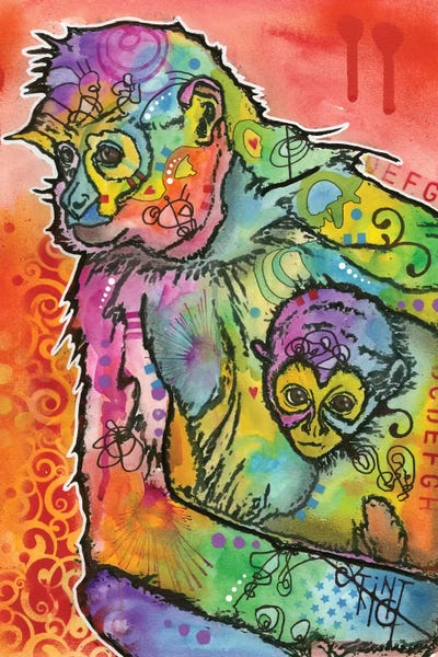 Primates: Monkey I by Dean Russo