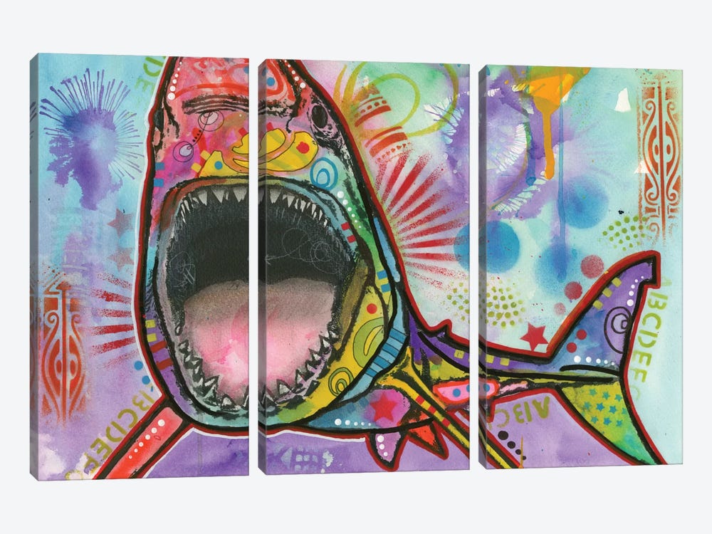Shark I by Dean Russo 3-piece Art Print