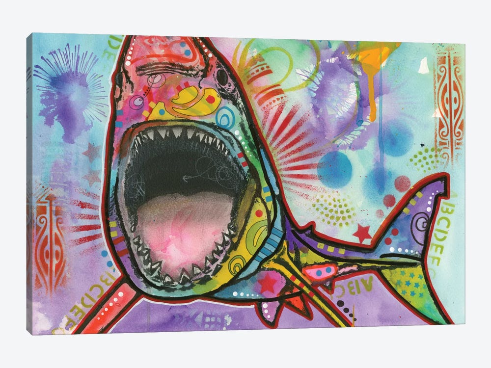 Shark I 1-piece Canvas Print