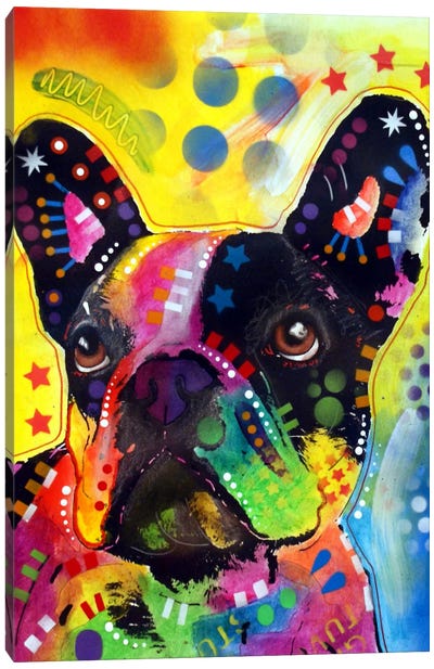 French Bulldog II Canvas Art Print - Pet Industry