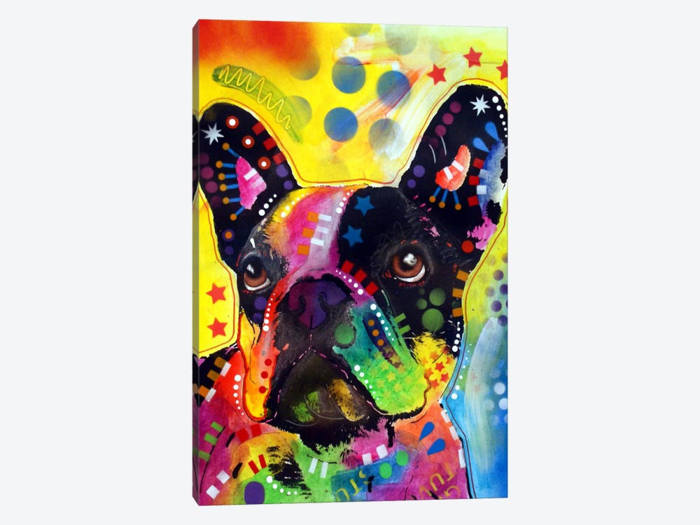 French Bulldog II by Dean Russo 1-piece Canvas Wall Art