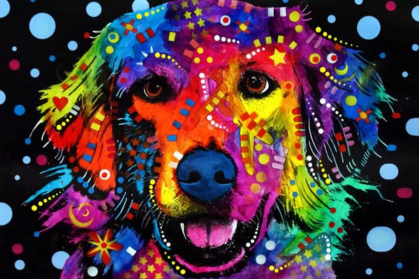 Golden Retrievers: Golden Retriever by Dean Russo