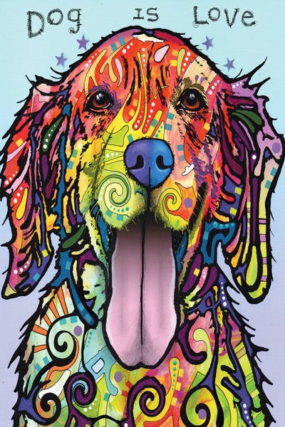Golden Retrievers: Dog Is Love by Dean Russo