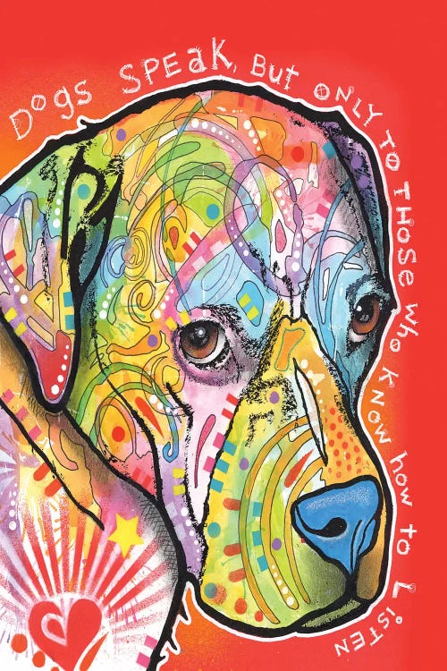 Dogs Speak by Dean Russo wall art