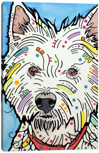 Highland Canvas Art Print - West Highland White Terrier Art