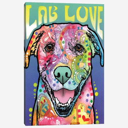 Lab Love Canvas Print #DRO210} by Dean Russo Canvas Wall Art