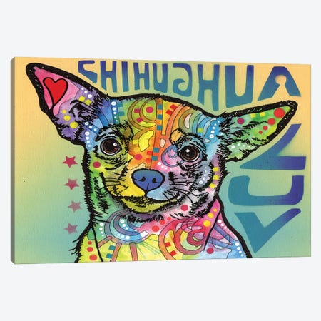 Chihuahua Luv Canvas Print #DRO216} by Dean Russo Art Print