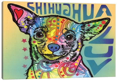Chihuahua Luv Canvas Art Print - Latin Décor