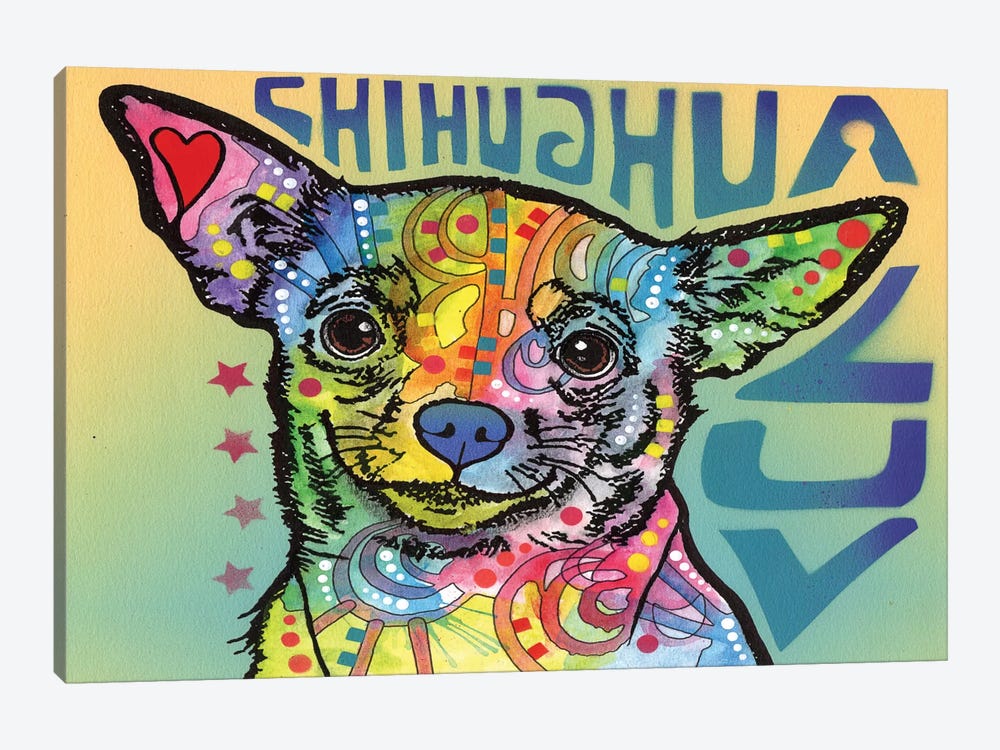 Chihuahua Luv by Dean Russo 1-piece Canvas Print