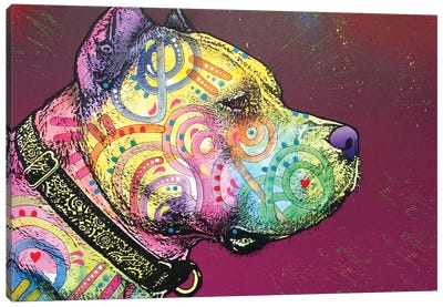 Pit Bull Soul Canvas Art Print - Best Selling Dog Art