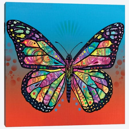 The Butterfly Canvas Print #DRO233} by Dean Russo Canvas Artwork