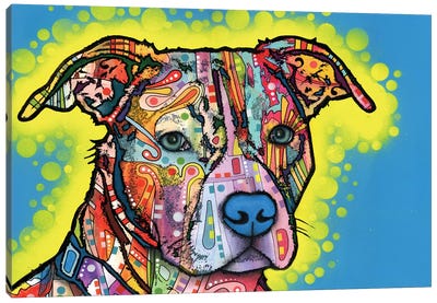 Painted Pit Canvas Art Print - Pet Industry