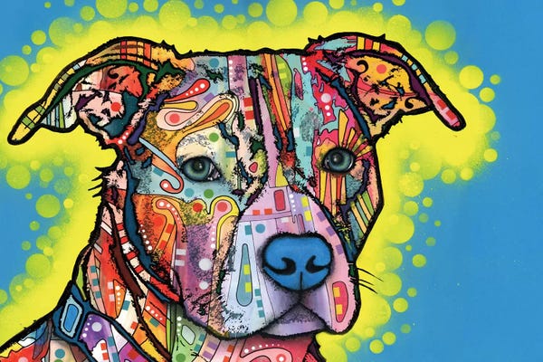 Pit Bulls: Painted Pit by Dean Russo