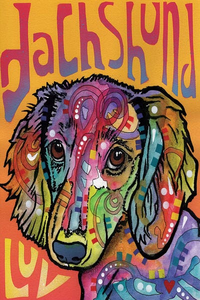 Dachshunds: Dachshund Luv by Dean Russo