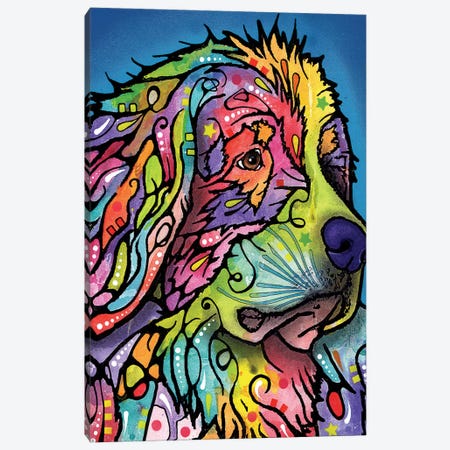 Mountain Dog Canvas Print #DRO251} by Dean Russo Canvas Wall Art
