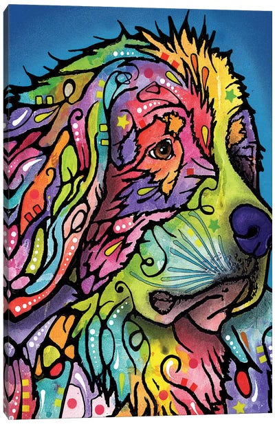 Mountain Dog Canvas Art Print