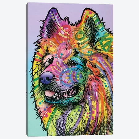 Samoyed Canvas Print #DRO252} by Dean Russo Canvas Art